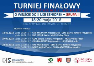 Turniej finałowy o awans do II ligi kobiet 18-20.05.2018 Krzeszowice