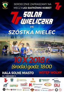 IK 10.10.18 godz.18.00 7R SOLNA Wieliczka – SZÓSTKA Mielec