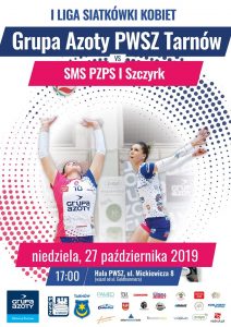 I Liga Kobiet 27.10.2019 g. 17 Grupa Azoty PWSZ Tarnów – SMS PZPS I Szczyrk